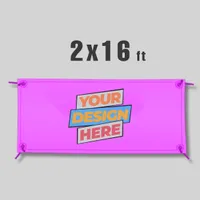 Vinyl Banner 2' x 16'
