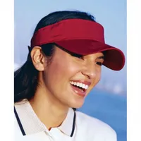 Big Accessories Cotton Twill Visor - Dark/All