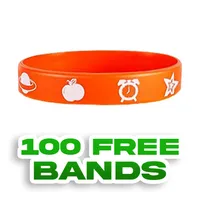 Custom Printed Silicone Wristbands               