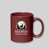 11 Oz. Colored Stoneware Mug With C-Handle 