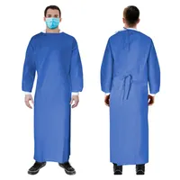 LEVEL 2 GOWNS - 40 GSM SMS WHITE CUFFS 