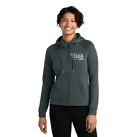 Allmade Women's Organic CVC Fleece Full-Zip Hoodie