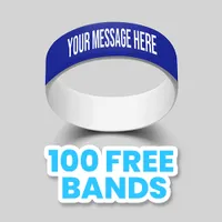 1 inch Dual Layered Wristband 