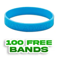 Debossed Silicone Wristband Bracelet              