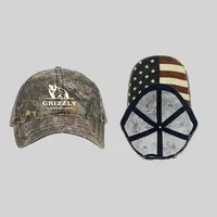 Camo Cap with Flag Print Undervisor