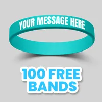 1/2 inch Printed Wristband 