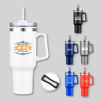Custom 40 oz Steel/PP Liner Travel Mug