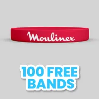Custom Color Filled Wristband   
