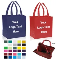 100GSM Non-woven Reusable Grocery Shopping Totes 