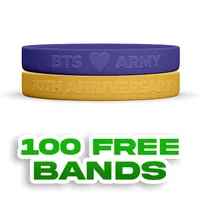 Custom Embossed Wristband EM98409A   