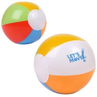 6" Multi Colored Beach Ball