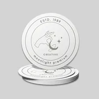 Custom Absorbent Paper Debossed Coaster