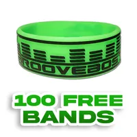 1 inch Embossed Printed Wristband     