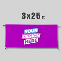 Vinyl Banner 3' x 25'