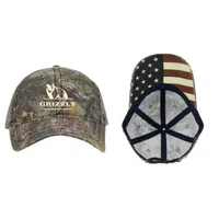 Camo Cap with Flag Print Undervisor