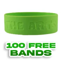 Debossed - 1 inch Wristband 