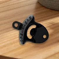 Custom Black Bottle Openers
