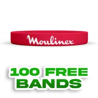 Custom Color Filled Wristband   