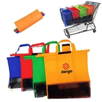 4 Pack Reusable Grocery Shopping Cart Bags