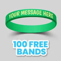 Custom Printed Silicone Bracelets   