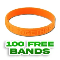 Embossed 1/2 inch Wristband 