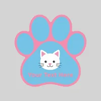 Paw Print Car Magnet 5.75 x 5.75