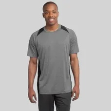 Sport-Tek Heather Colorblock Contender Tee - Dark/All