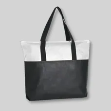 NON-WOVEN ZIPPERED TOTE BAG  