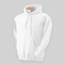 Gildan 7.75 oz 50/50 Hooded Pullover - White/Neutral