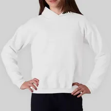 Gildan Youth Heavy Blend Hooded Sweatshirt - White