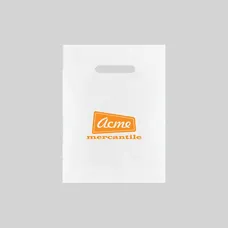 Frosted Die Cut Merchandise Bags