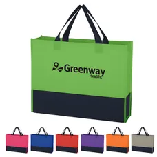 NON-WOVEN RAVEN PRISM TOTE BAG