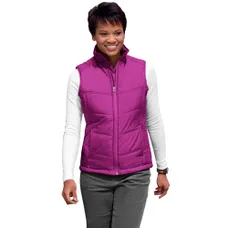 Port Authority Ladies Puffy Vest - Dark/All