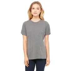 Bella and Canvas Ladies Relaxed Jersey Short-Sleeve T-Shirt - Triblend