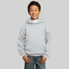Port and Company Youth Pullover Hooded Sweatshirt - Light/Heather