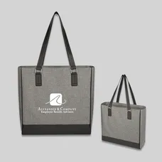 Classy Heathered Tote Bag - BG