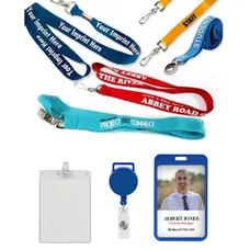Custom Silk Screen Print Polyester Lanyard                         