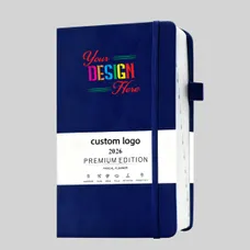 A5 Notebook Planner with Leather Hardcover