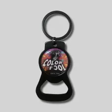 Custom Bottle Opener Metal Keychain - Style D