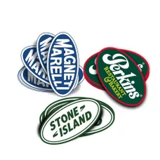 Oval Stickers-4"X2" 