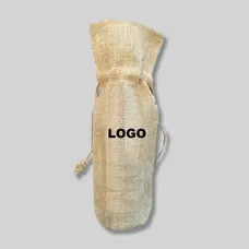 Burlap Wine,Gift Bag,Hostess Gift-B