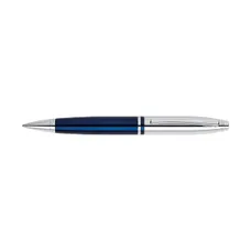 Cross Calais Chrome/Blue Lacquer Ball-Point Pe