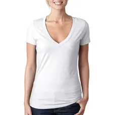Next level Women's CVC Deep V-Neck Tee