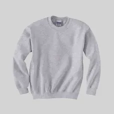 Gildan Youth 7.75 oz 50/50 Fleece Crew - Light/Heather