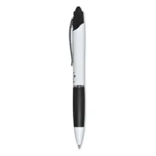 Zebra Z Grip Max Retractable Ballpoint Pen White Barrel - Blue Ink