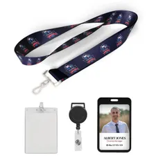 Custom Dye Sublimated Full Color Lanyard-B
