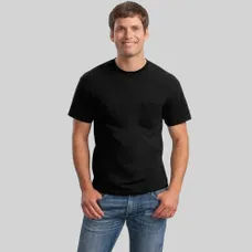 Gildan Ultra Cotton 100% Cotton T-Shirt with Pocket