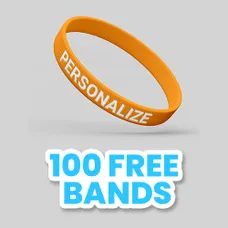 Colorfilled Silicone Wristband Bracelet