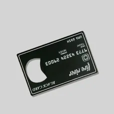 Custom Black Card Bottle Openers