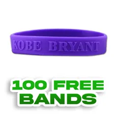 Custom Embossed Silicone Wristbands